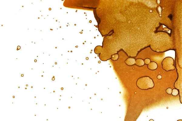 Coffee Stain Texture Abstract Spots Psychological Pictures Abstract Bubbles — Stock Photo, Image