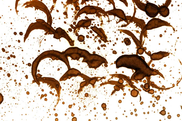 Coffee Stain Texture Abstract Spots Psychological Pictures Abstract Bubbles — Stock Photo, Image