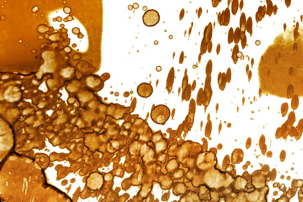 Coffee stain texture. Abstract spots. Psychological pictures. Abstract bubbles.