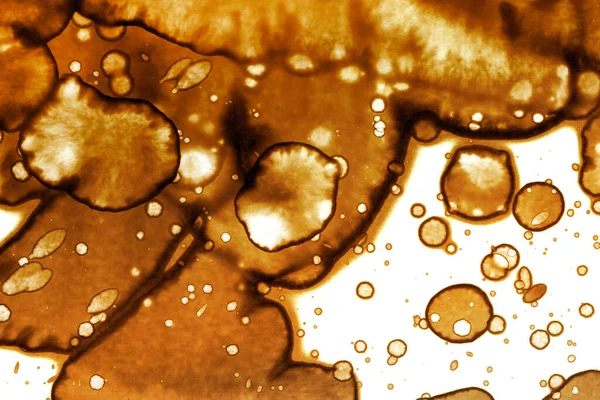 Coffee stain texture. Abstract spots. Psychological pictures. Abstract bubbles.