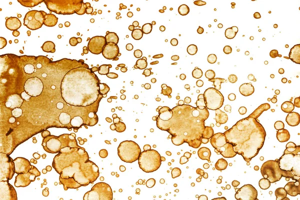 Coffee stain texture. Abstract spots. Psychological pictures. Abstract bubbles.