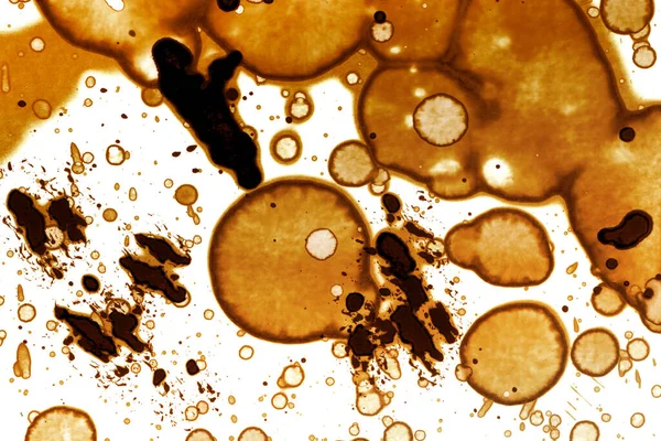 Textura Mancha Café Puntos Abstractos Fotos Psicológicas Burbujas Resumidas — Foto de Stock