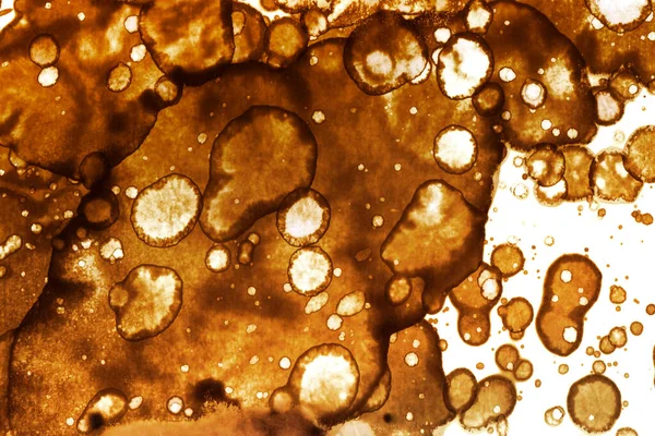 Coffee stain texture. Abstract spots. Psychological pictures. Abstract bubbles.