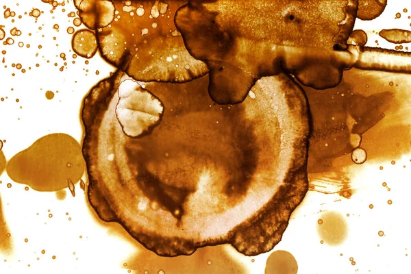 Coffee Stain Texture Abstract Spots Psychological Pictures Abstract Bubbles — Stock Photo, Image