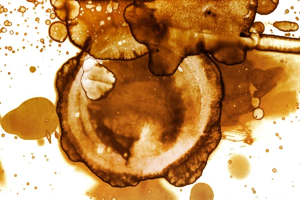 Coffee Stain Texture Abstract Spots Psychological Pictures Abstract Bubbles — Stock Photo, Image