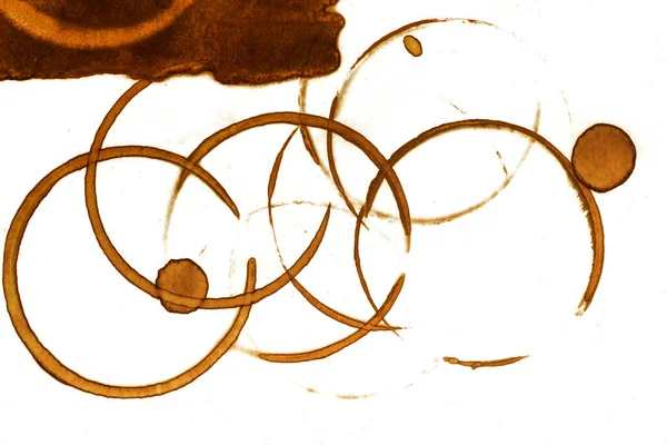 Coffee Stain Texture Abstract Spots Psychological Pictures Abstract Bubbles — Stock Photo, Image