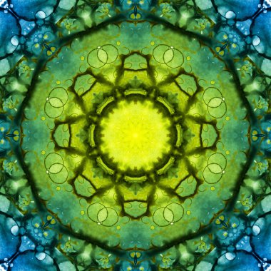 Kusursuz desen. Ukrayna deseni. Mavi sarı.