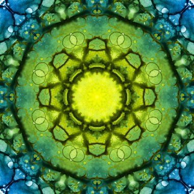 Kusursuz desen. Ukrayna deseni. Mavi sarı.