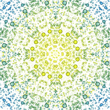 Kusursuz desen. Ukrayna deseni. Mavi sarı.