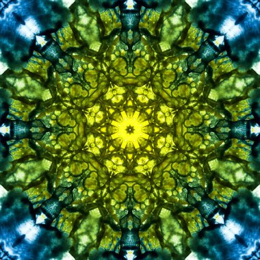 Kusursuz desen. Ukrayna deseni. Mavi sarı.