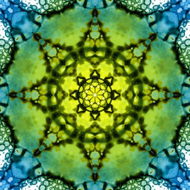 Kusursuz desen. Ukrayna deseni. Mavi sarı.