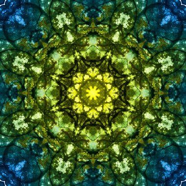 Kusursuz desen. Ukrayna deseni. Mavi sarı.