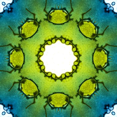 Kusursuz desen. Ukrayna deseni. Mavi sarı.