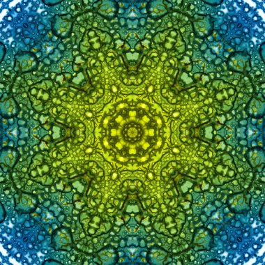 Kusursuz desen. Ukrayna deseni. Mavi sarı.