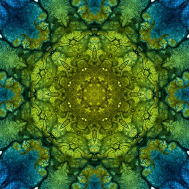 Kusursuz desen. Ukrayna deseni. Mavi sarı.