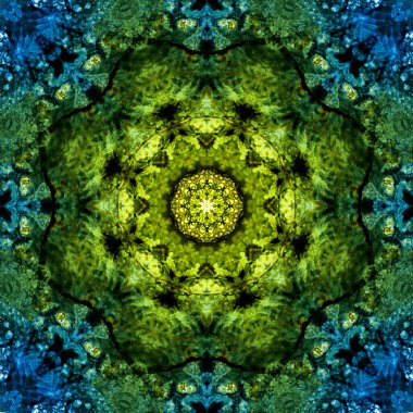 Kusursuz desen. Ukrayna deseni. Mavi sarı.