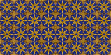 Kusursuz desen. Ukrayna deseni. Mavi sarı