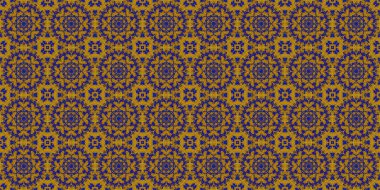 Kusursuz desen. Ukrayna deseni. Mavi sarı