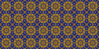 Kusursuz desen. Ukrayna deseni. Mavi sarı