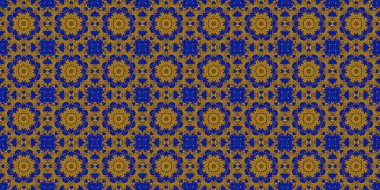 Kusursuz desen. Ukrayna deseni. Mavi sarı