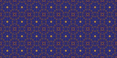 Kusursuz desen. Ukrayna deseni. Mavi sarı