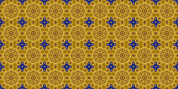 Patrón Sin Costuras Patrón Ucraniano Amarillo Azul — Foto de Stock