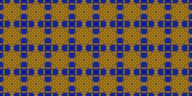 Kusursuz desen. Ukrayna deseni. Mavi sarı