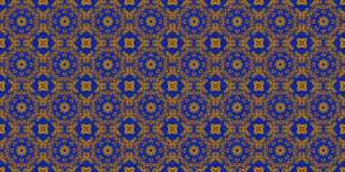 Kusursuz desen. Ukrayna deseni. Mavi sarı