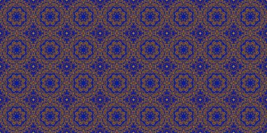 Kusursuz desen. Ukrayna deseni. Mavi sarı