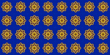 Kusursuz desen. Ukrayna deseni. Mavi sarı