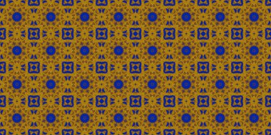 Kusursuz desen. Ukrayna deseni. Mavi sarı