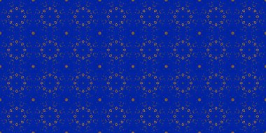 Kusursuz desen. Ukrayna deseni. Mavi sarı