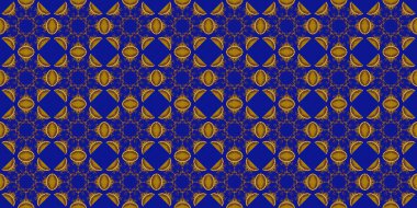 Kusursuz desen. Ukrayna deseni. Mavi sarı