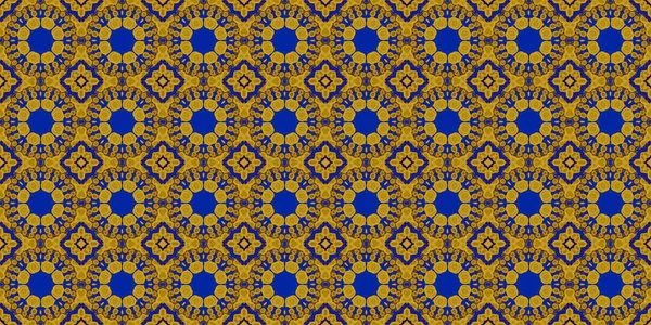 Kusursuz desen. Ukrayna deseni. Mavi sarı