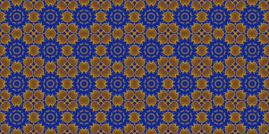 Kusursuz desen. Ukrayna deseni. Mavi sarı