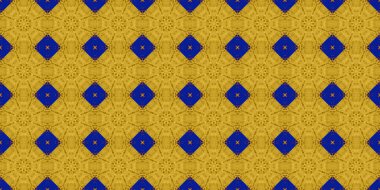 Kusursuz desen. Ukrayna deseni. Mavi sarı