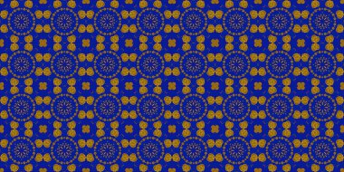 Kusursuz desen. Ukrayna deseni. Mavi sarı