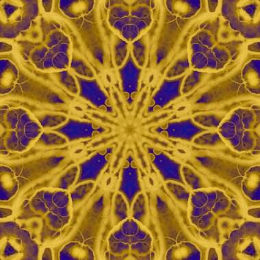 Kusursuz desen. Ukrayna deseni. Mavi sarı.