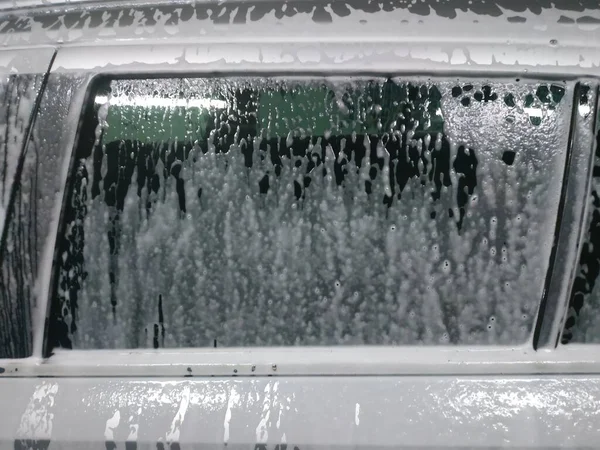Car Sink Car Foam Window — Stock Photo, Image