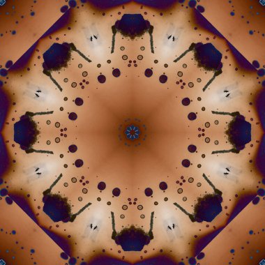 Kusursuz geometrik çiçek deseni. Uzay dokusu. Kaleydoskop