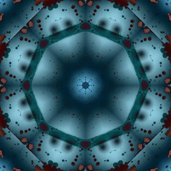 Kusursuz Geometrik Çiçek Deseni Uzay Dokusu Kaleydoskop — Stok fotoğraf