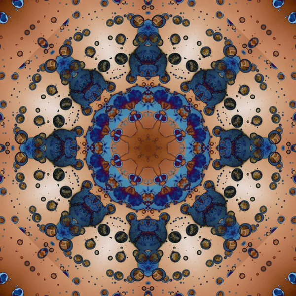 Απρόσκοπτη Μορφή Γεωμετρικών Λουλουδιών Χωρική Υφή Καλειδοσκόπιο — Φωτογραφία Αρχείου