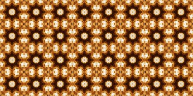 Kahve ve kola ile kusursuz desen. Altın desen