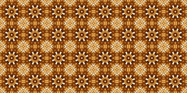 Seamless pattern with coffee and cola. Gold texture
