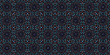 Kusursuz geometrik çiçek deseni. Boşluk dokusu