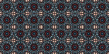 Kusursuz geometrik çiçek deseni. Boşluk dokusu