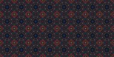 Kusursuz geometrik çiçek deseni. Boşluk dokusu