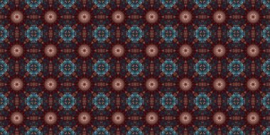 Kusursuz geometrik çiçek deseni. Boşluk dokusu