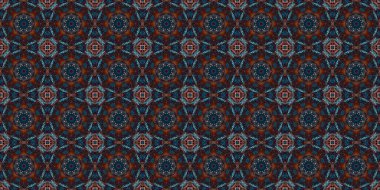 Kusursuz geometrik çiçek deseni. Boşluk dokusu
