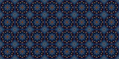 Kusursuz geometrik çiçek deseni. Boşluk dokusu